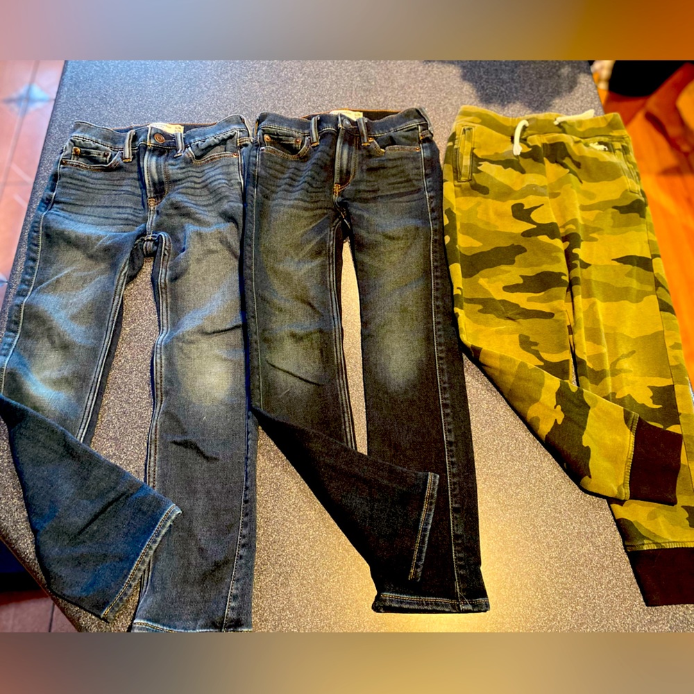 Abercrombie Kids Boys size 9/10 jeans pants bottoms slim